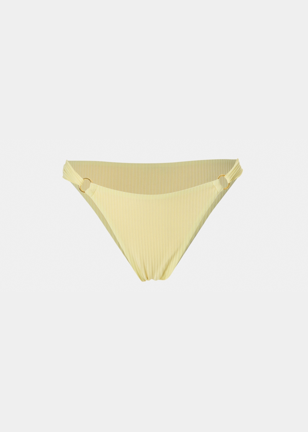 Capri Bikini Bottom - Yellow Rib